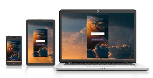 Adaptive display of the site