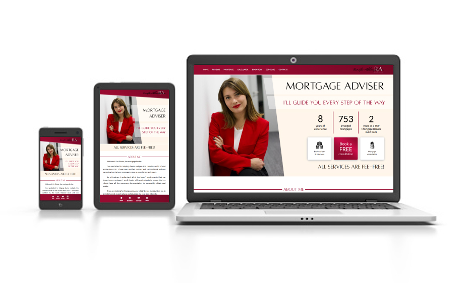 Adaptive display of the site